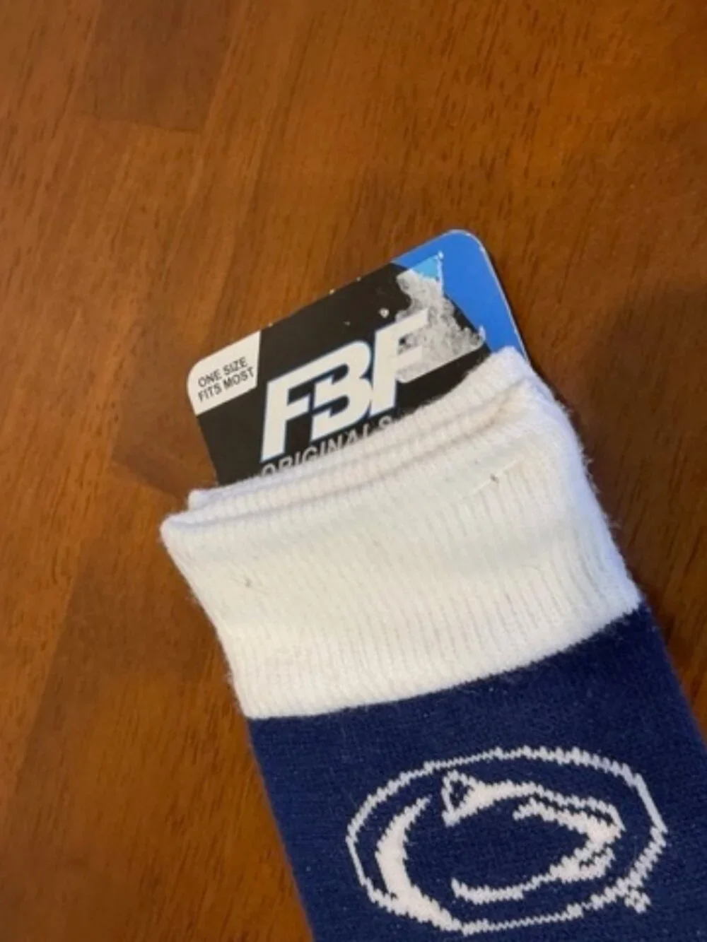 Penn State Adult Socks NWT.